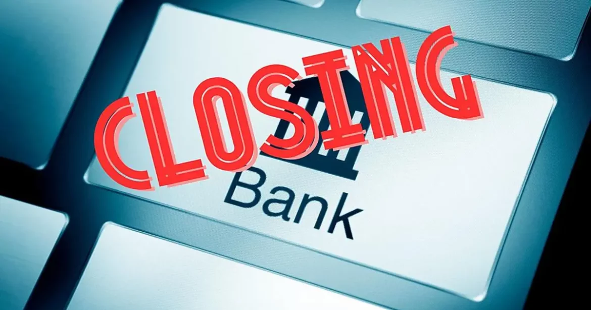Why are banks closing accounts and branches?